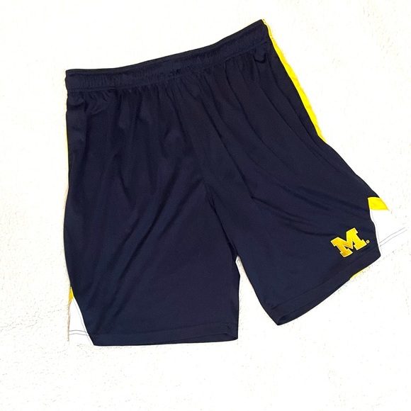 🦋2 for $25- ProEdge Michigan Wolverines Men’s Basketball Shorts Size 2XL - Picture 2 of 5